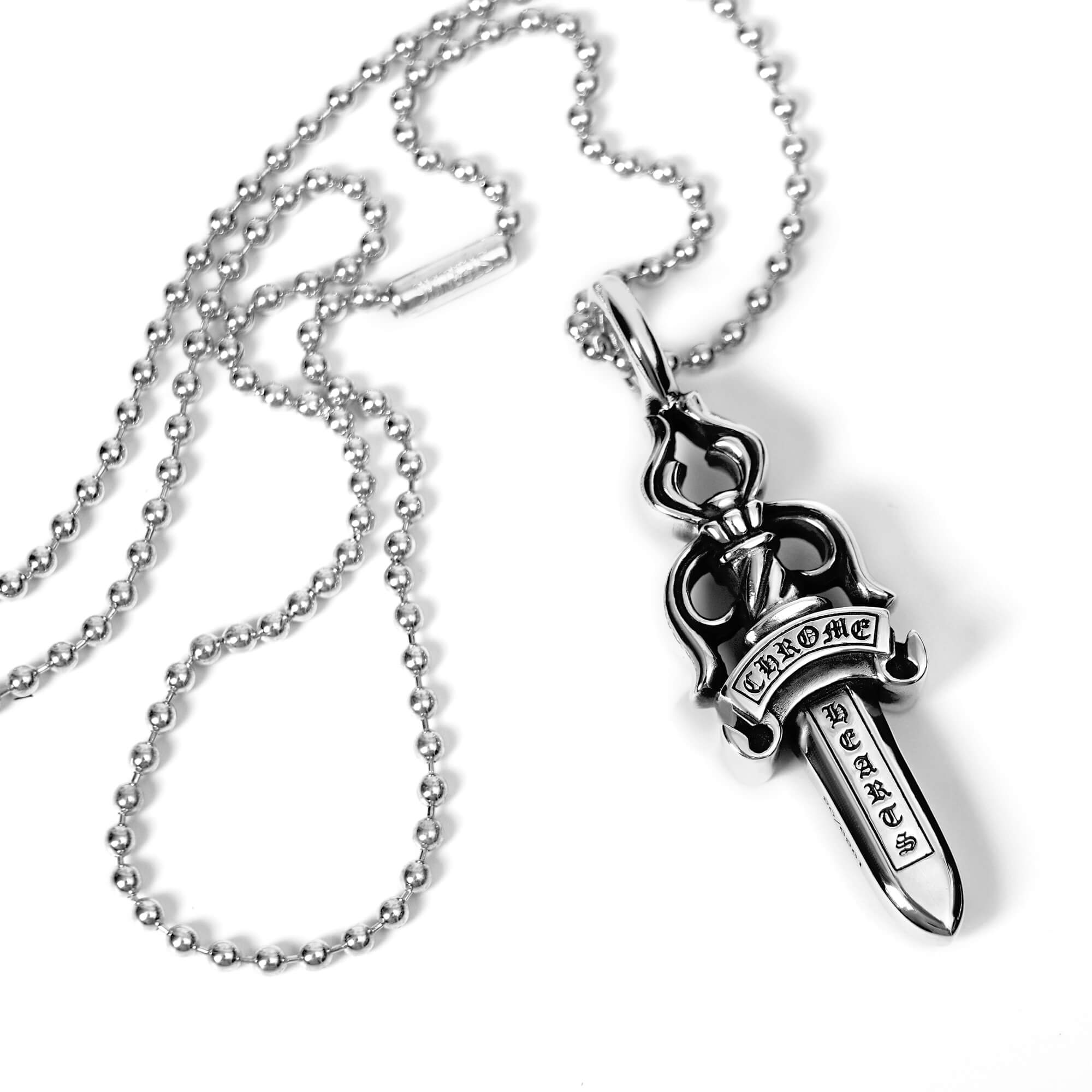 Chrome Hearts | Jewelry | Chrome Heart Dagger Key Pendant And Necklace |  Poshmark