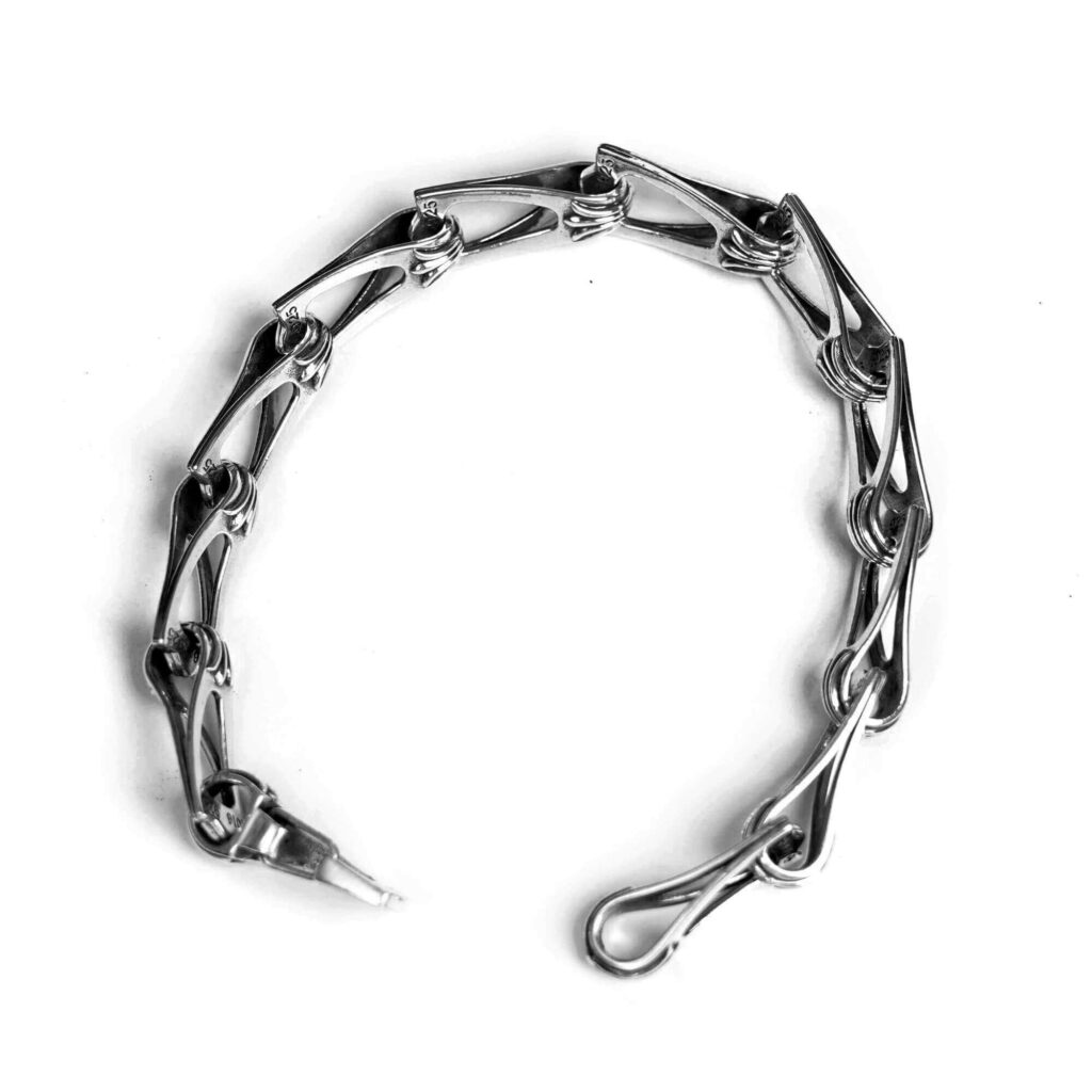 Silver Zipper Pattern Bracelet
Silver Jewelry