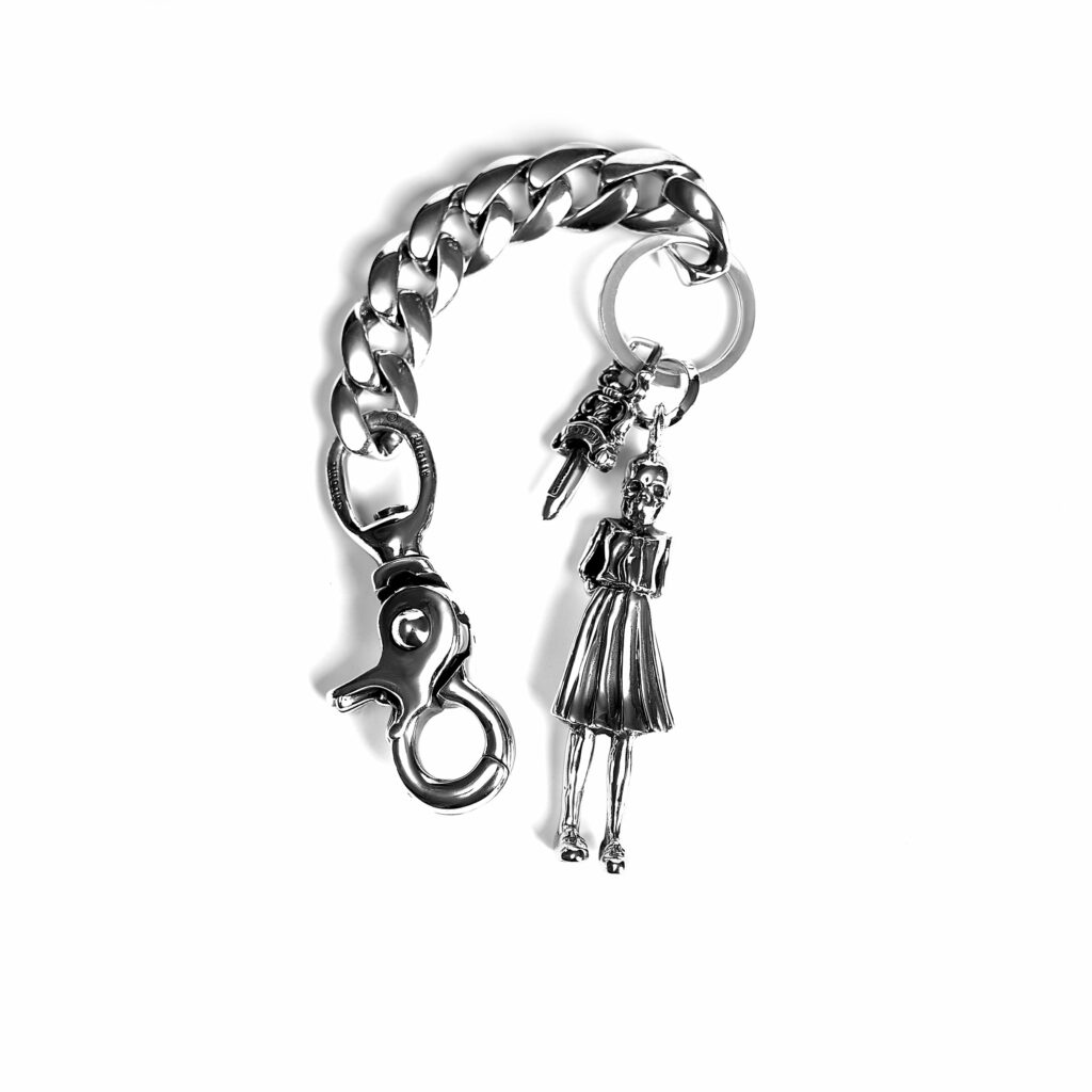 9 LINK KEY CHAIN WITH FOTI SKIPPY AND DAGGER KEY RING