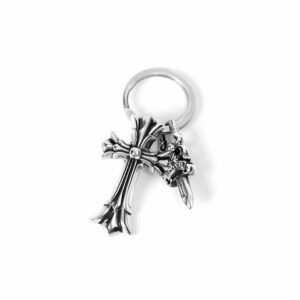 DOUBLE CROSS AND DAGGER KEY RING