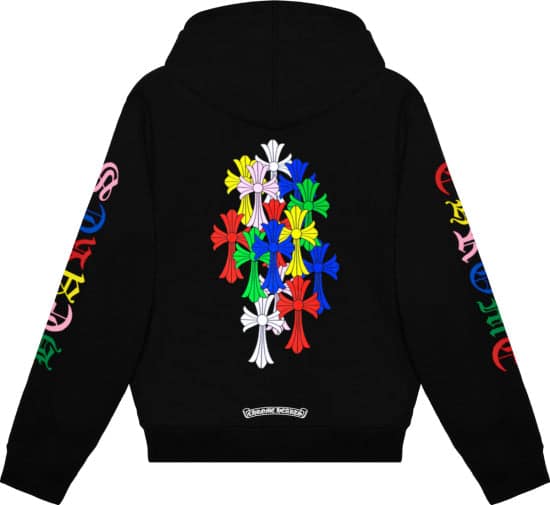 chrome hearts multicolor cross hoodie 550x505 1