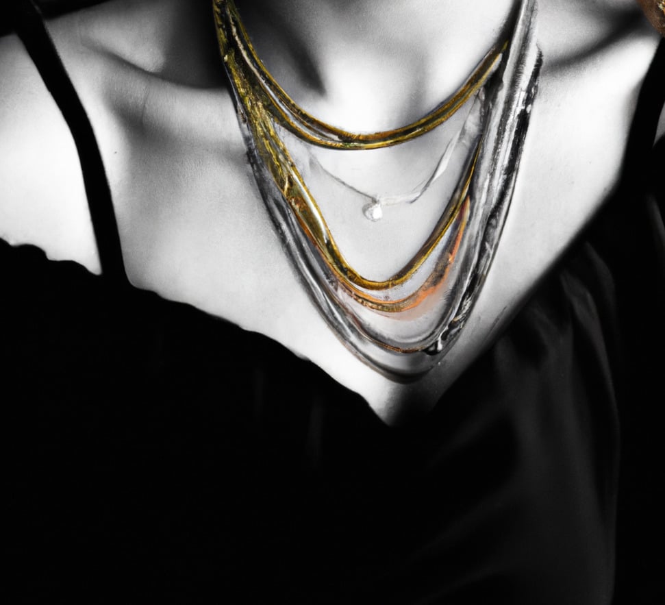 How to Layer Gold Necklaces
