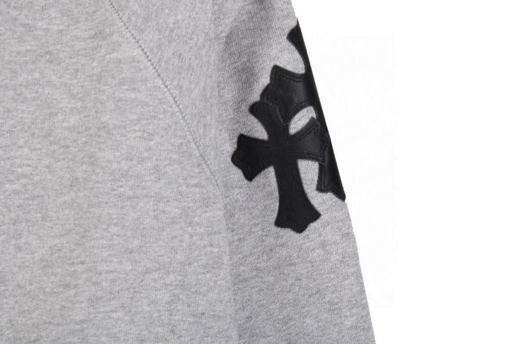Chrome Hearts Leather Cross Patch Sweatshirt